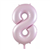 Balloon Foil 34 Matte Pastel Pink 8 Uninflated