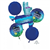 Balloon Foil Bouquet Battle Royal 5Pk Uninflated