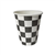 Black  White Chechered Cups 8Pk