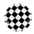 Black  White Checkered Paper Plates 8Pk