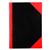 Black and Red Notebook A4 200 Page Gloss Cover