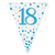 Bunting 18th Birthday Spark Fizz Blue 39m