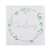 CHRISTENING PAPER NAPKINS GREEN AND WHITE  