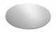 Cake Board Masonite Round Silver Foil 1025Cm 4Mm