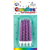 Candles Jumbo Met Purple WHolder 8Pk 431156