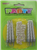 Candles With Cake Decoration Silver 12 Pack