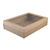Cater Box Rect Med with Lid Kraft  Each