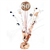 Centrepiece Rose Gold 80TH