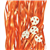 Clipped Ribbons Orange 25 Pack