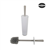 Compass Toilet Brush  Holder White  Grey 6798302