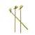Curly Picks Bamboo 10cm 50PK