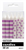 Dots  Stripes Candles Purple 12 Pack