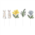 Easter Dainty Cake Topper 5pk