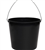 Edco Bucket Round Soft Black 10L