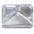 FOIL TRAY 123 550ML 3 COMPARTMENT TRAY 500CTN