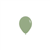 Five Star Balloons Matte Eucalyptus 12Cm 20Pk