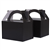 Five Star Paper Little Lunch Box Black 10PK