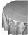 Five Star Table Cover Round Metallic Silver