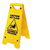 Floor Sign Wet Floor Cleaning in Progress Yellow Rapid Clean