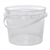 Food Pail Clear 1L Tamper Evident
