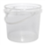 Food Pail Clear 2L Tamper Evident 