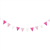 Gingham Pink Bunting 35m