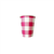 Gingham Pink Paper Cup 20pk