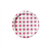 Gingham Pink Paper Plate 9 20pk