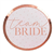 Hen Party Rose Gold Team Bride  Blush Paper Plate 