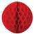 Honeycomb Ball Apple Red 25Cm