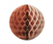 Honeycomb Ball Metallic Rose Gold 25Cm