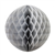 Honeycomb Ball Metallic Silver 25Cm