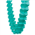 Honeycomb Garland Classic Turquoise 4M