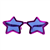 Jumbo Star Glasses Pink