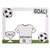Kick It Off Soccer Photo Booth Frame