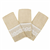 Linen Cutlery Bag With Lace 3pk