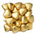 Lolliland Milk Chocolate Hearts Gold 500G