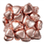 Lolliland Milk Chocolate Hearts Rosegold 500G