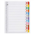 MARBIG 35029 DIVIDERS INDEX A4 COLOUR JANDEC