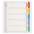 MARBIG 36150 DIVIDERS INDEX EXTRA WIDE A4 COLOUR 15 TAB