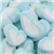 Marshmallow Heart Blue  White 400g