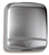Mediclinics Optima Warm Air Hand Dryer  Stainless Steel  Satin Or Chrome Finish