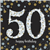 Napkin Celebration 50 BlackGold 16Pk