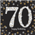 Napkin Celebration 70 BlackGold 16Pk