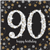 Napkin Celebration 90 BlackGold 16Pk