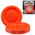 Orange Round Snack Plate 20 Pack
