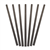 Paper Straws Cocktail Black 250PK