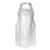 Plus Pak Apron Disposable HDPE White 100PK