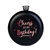 Round Flask Rose Gold Bday