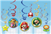 SUPER MARIO BROS HANGING SWIRL DECO 12PK